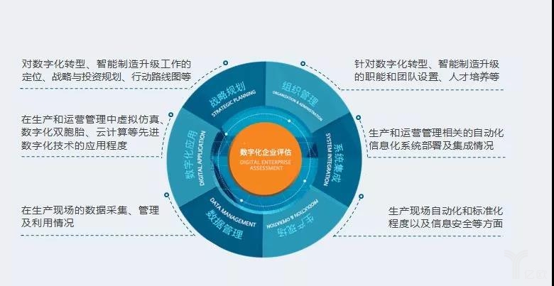 数字化企业评估模型的六个维度