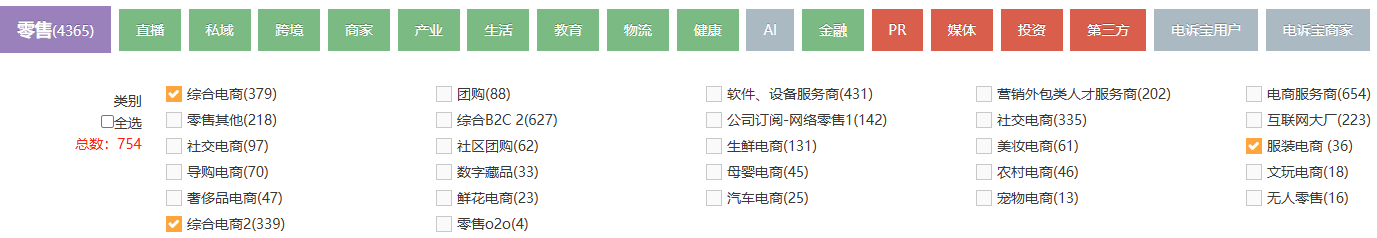 服装电商