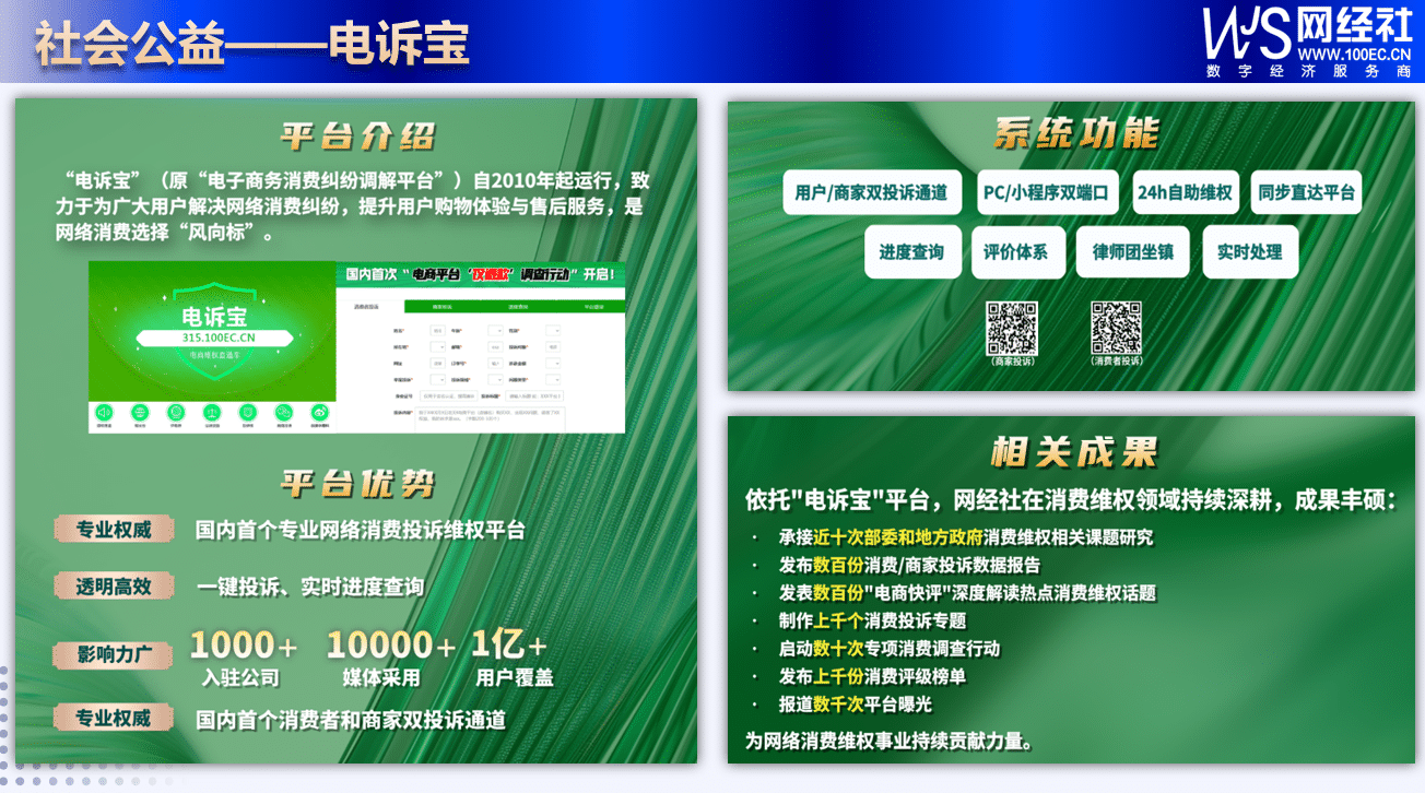 网经社产品服务